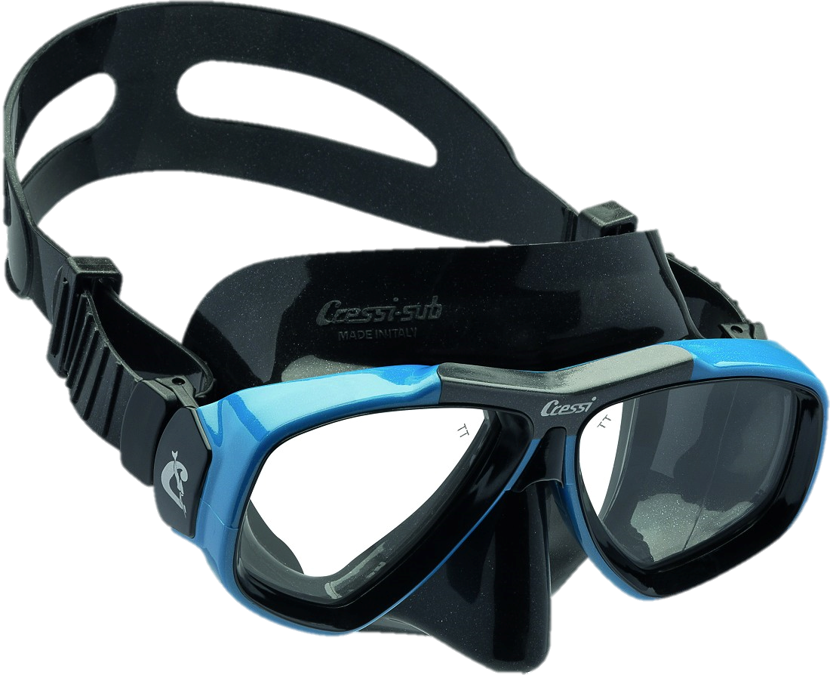 Cressi Focus Mask - Black & Blue