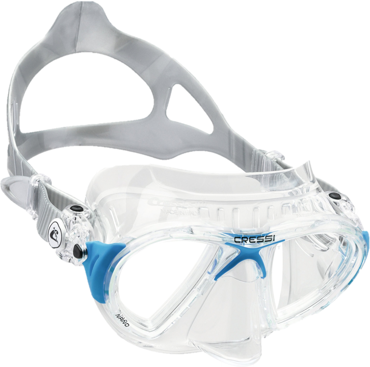 Cressi Nano Crystal Mask - Clear & Blue