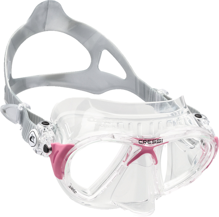 Cressi Nano Crystal Mask - Clear & Pink