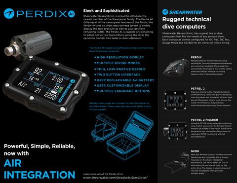 Shearwater Perdix OC/CC/Trimix Computer