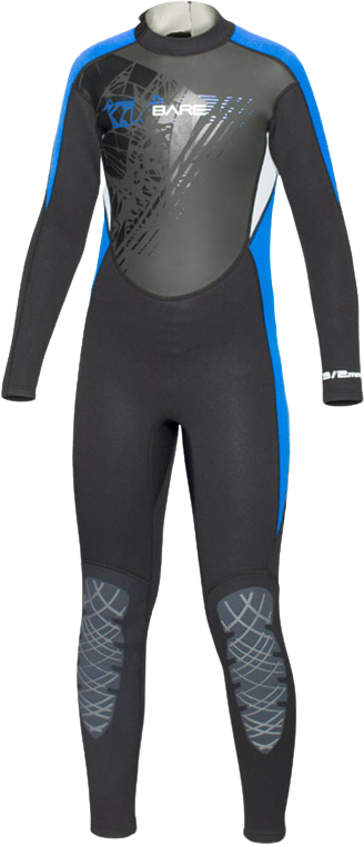 Bare 3/2mm Youth Manta Fullsuit Wetsuit