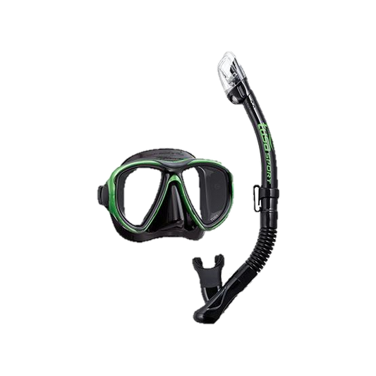 TUSA Powerview Adult Dry Combo - Black & Ocean Green