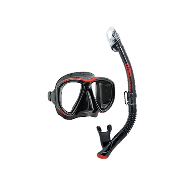 TUSA Powerview Adult Dry Combo - Black & Red