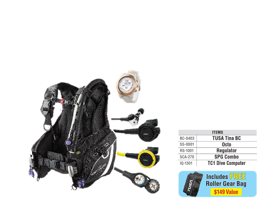 TUSA Tina TC1 Gear Package