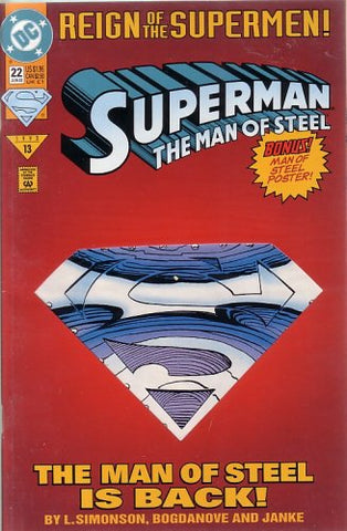 Superman: The Man of Steel, #22 (Comic Book)