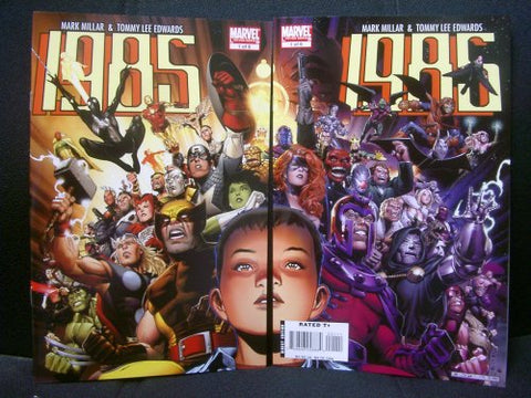 Marvel 1985 #1 / Covers "B" and "C" Heroes & Villains / 2 Comics!