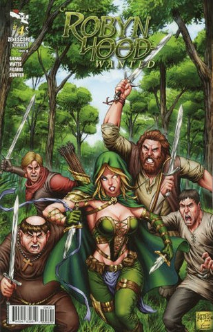 GFT Robyn Hood Wanted #4 (of 5) Cover B Comic Book 2013 - Zenescope