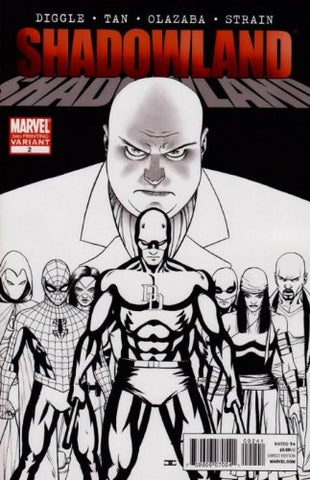 Shadowland #2 "3rd Print Sketch Variant"