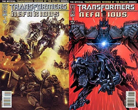 Transformers: Nefarious #1 (2010) IDW Comics - 2 Comics