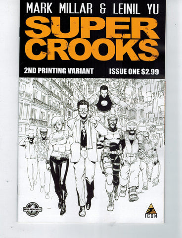 Supercrooks #1 "2nd Print Variant-what's an All-american Supervillain to Do? Go to Spain, of Course"