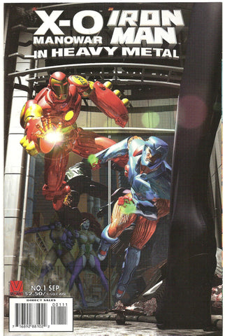 X-O Manowar/Iron Man : In Heavy Metal #1 (The Reality Alchemists)
