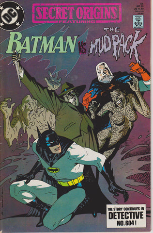 Secret Origins Featuring Batman, Number 44 [No., #], Sep 89 [September 1989, 9-89]: Batman vs. The Mudpack [Mud Pack]