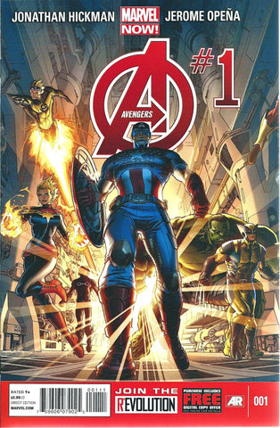 Avengers #1 Deadpool Sketch Variant VG+ 2012 Marvel Comics 1 Per Store